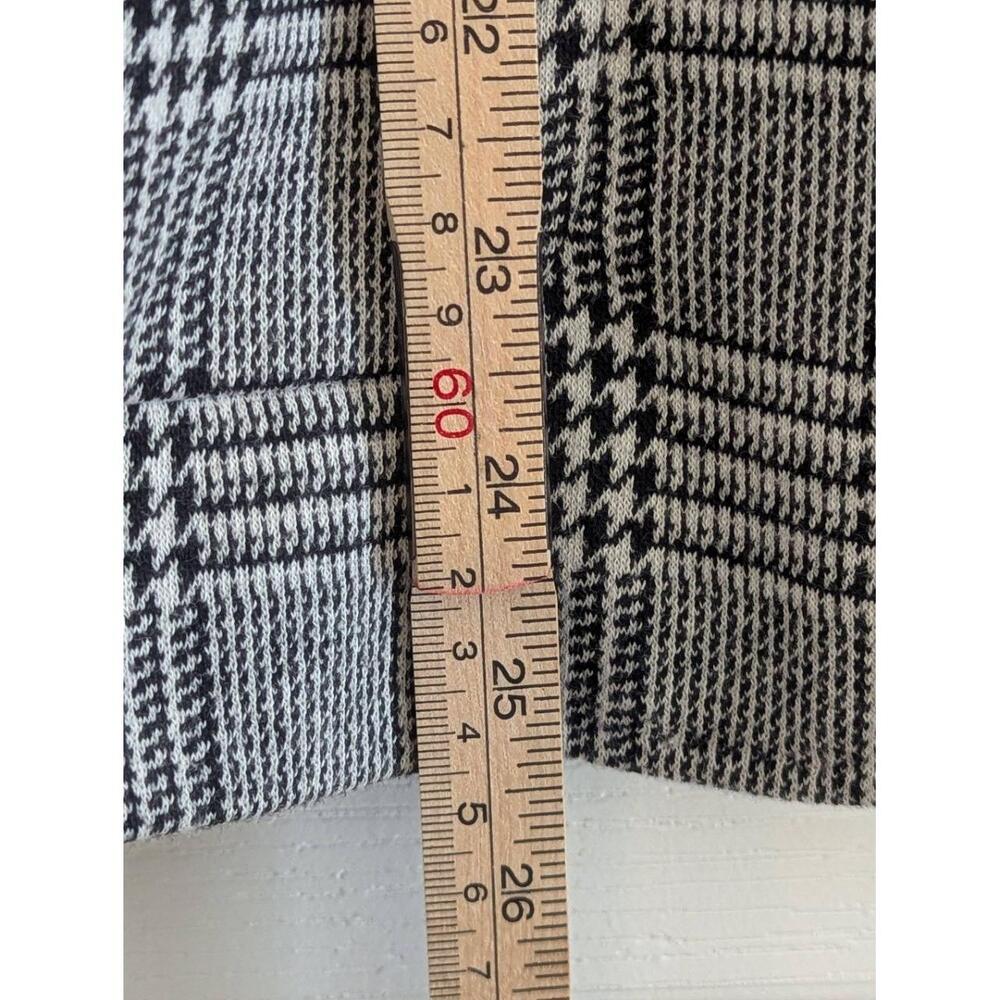 Talbots Houndstooth Blazer Women's 8 Black White Tailored Office Jacket Classic - Picture 13 of 16